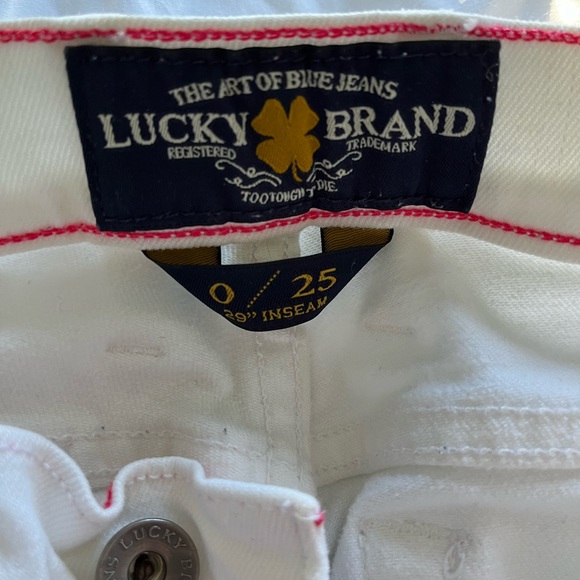 White lucky brand skinny jeans - Picture 5 of 11